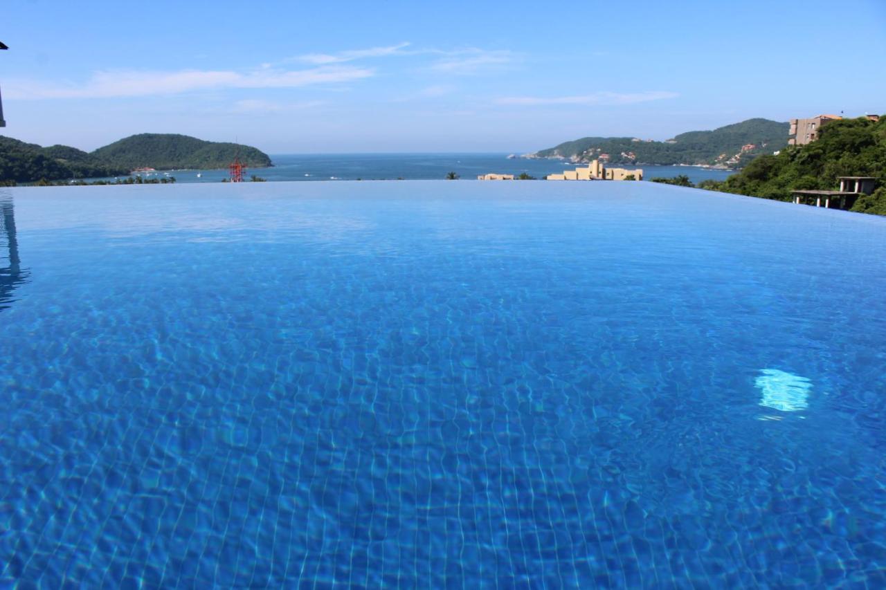 Sunset House Zihuatanejo Aparthotel Bagian luar foto