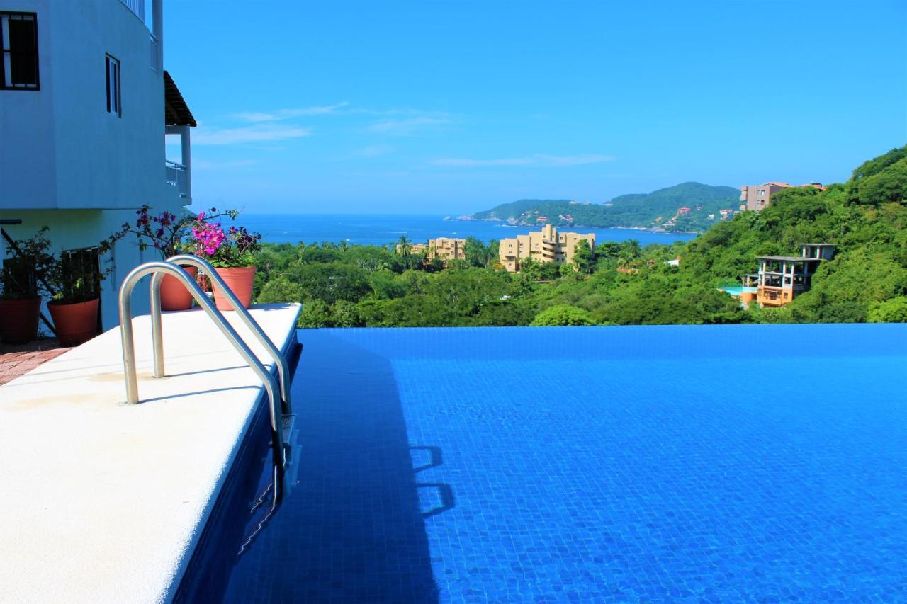 Sunset House Zihuatanejo Aparthotel Bagian luar foto