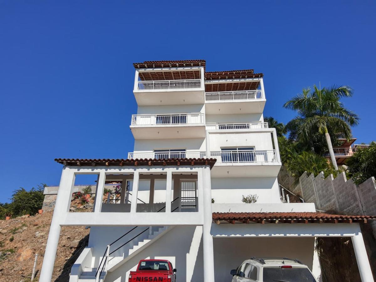 Sunset House Zihuatanejo Aparthotel Bagian luar foto